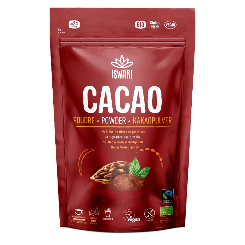 Iswari - Cacao cru en poudre BIO 125g