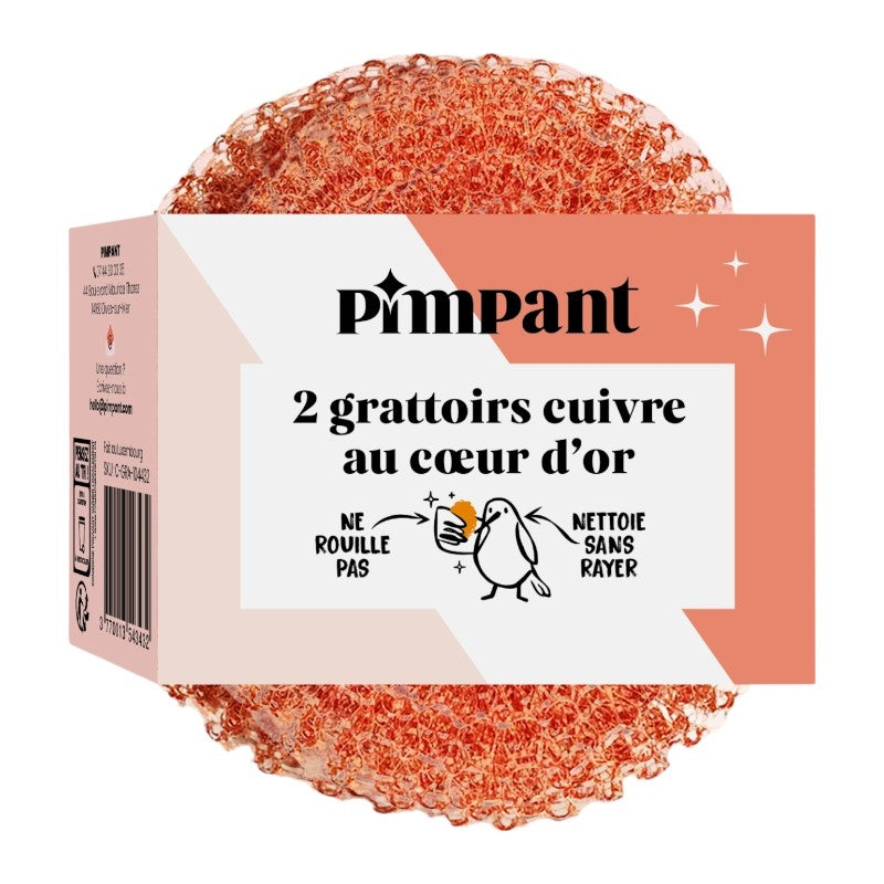 2 grattoirs en cuivre
