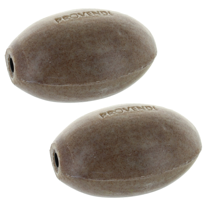 2 savons rotatifs marrons glacés cèdre exfoliant 2x290g