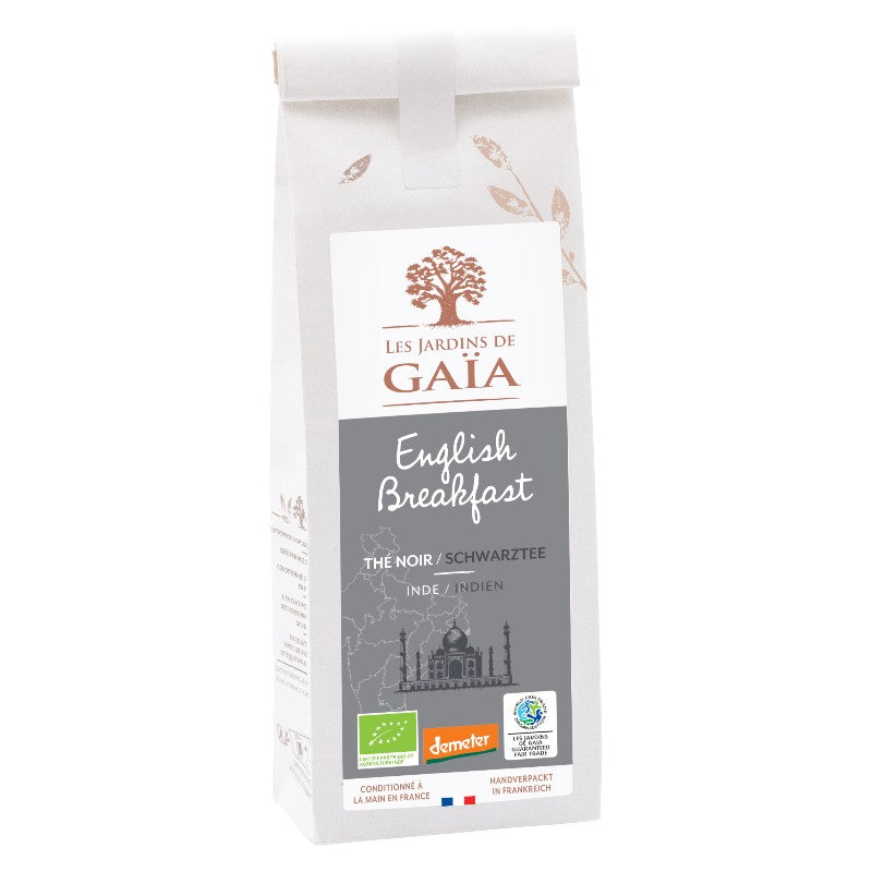 Bio-Schwarztee "Englisches Frühstück" - 100 g - Les Jardins de Gaïa