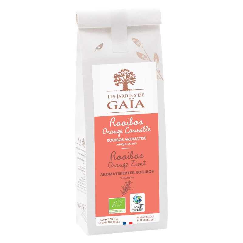 Bio-Orangen-Zimt-Rooibos - 100 g - Les Jardins de Gaïa