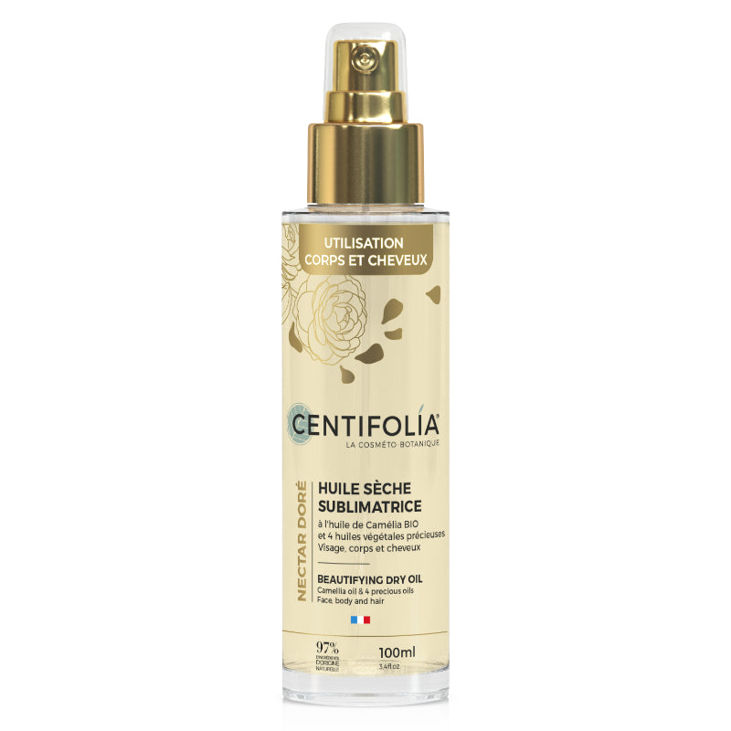 Centifolia - Huile sèche sublimatrice camélia & jojoba BIO 100ml