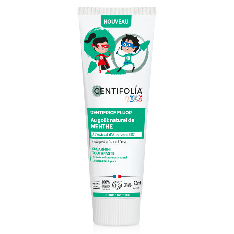 Centifolia - Dentifrice fluor menthe enfants BIO 75ml
