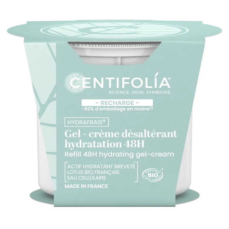 Centifolia - Nachfüllpackung Feuchtigkeits-Gelcreme Lotus & Minze BIO