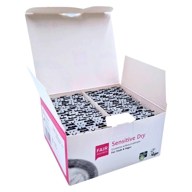 Fair Squared - Préservatifs Sensitive Dry naturels - pack 50 pièces