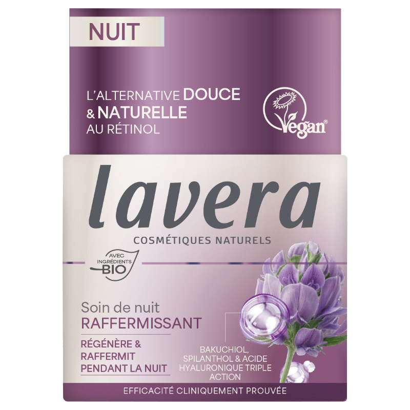 Straffende Nachtcreme Bakuchiol & Spilanthol BIO