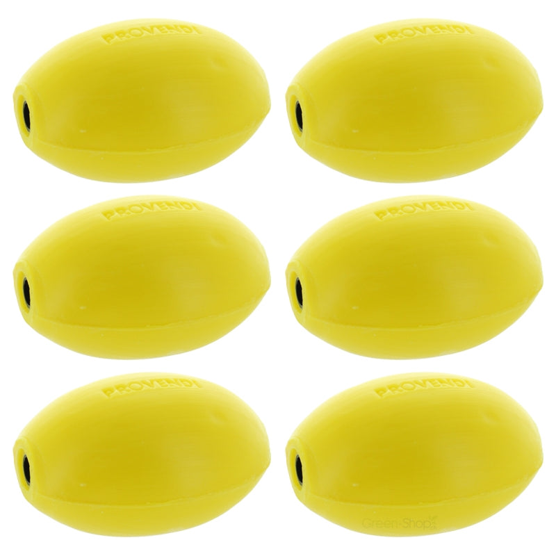 6 savons rotatifs jaunes citron & pomme 6x290g