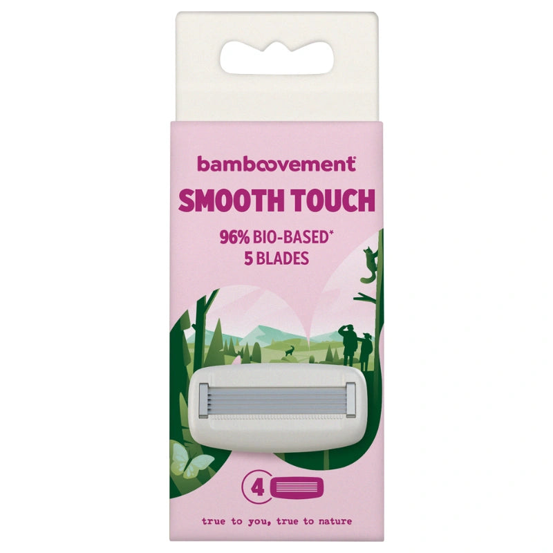 Bamboovement - Lames de rechange smooth touch 4 pièces