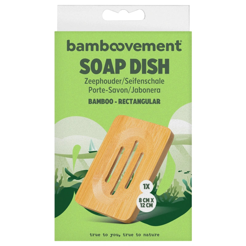 Bamboovement - Porte-savon rectangulaire en bambou