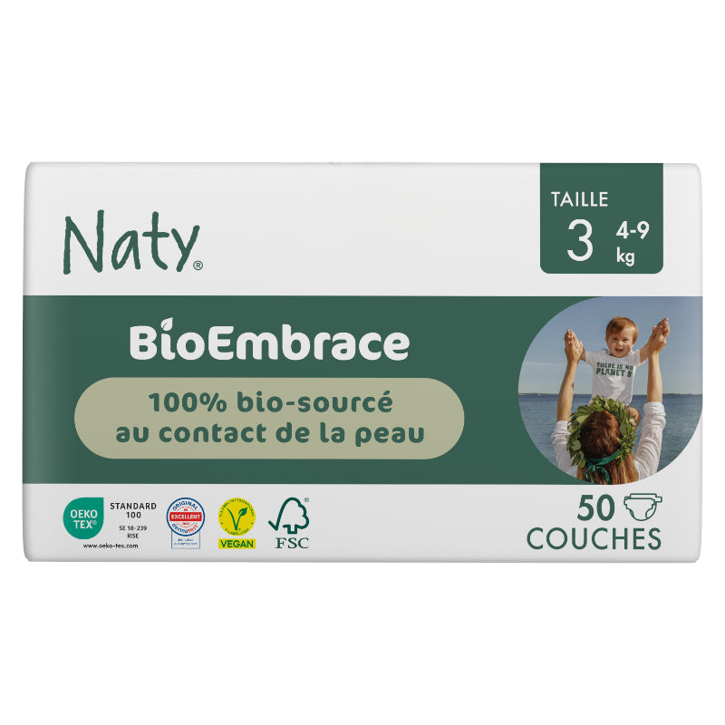 Couches jetables BioEmbrace Taille 3
