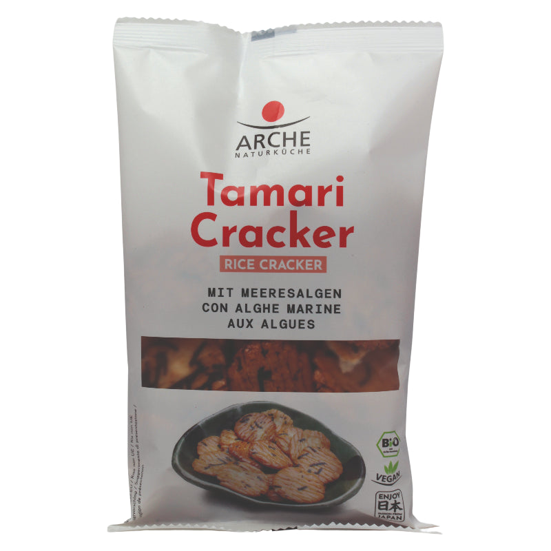 Arche - Bio-Tamari-Reiscracker mit Algen 80g