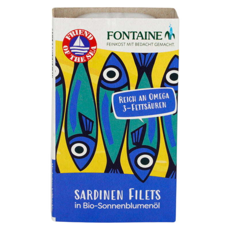 Fontaine - Sardines à l'huile de tournesol 120g