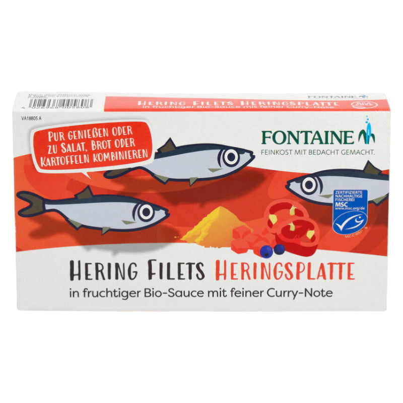 Fontaine - Heringsfilets in Sahne-Gemüsesauce 200g