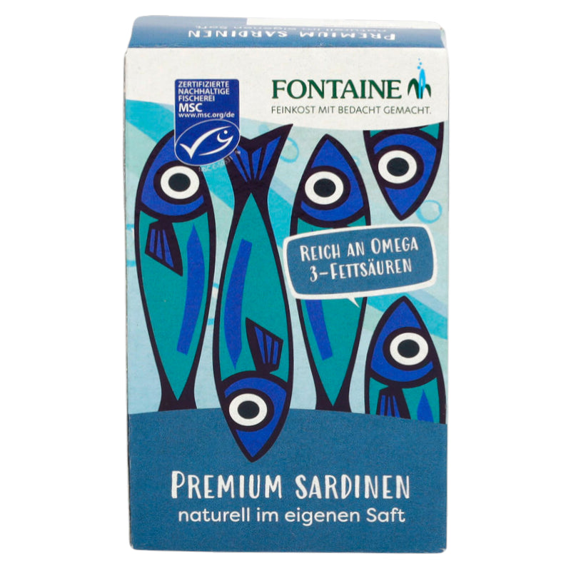 Fontaine - Premium-Natursardinen 120g
