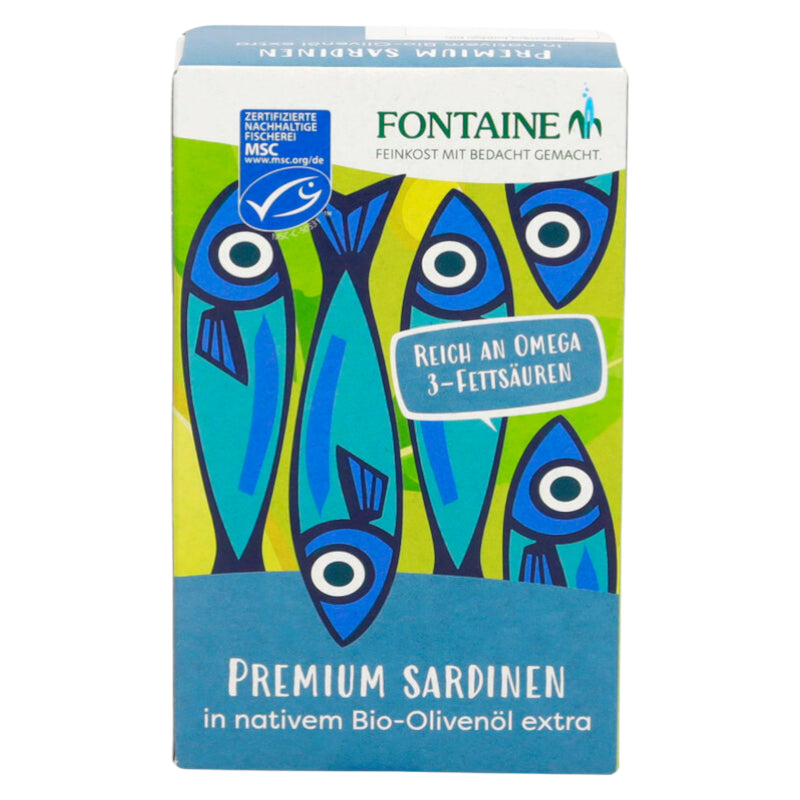Fontaine - Premium-Sardinen in Olivenöl 120g