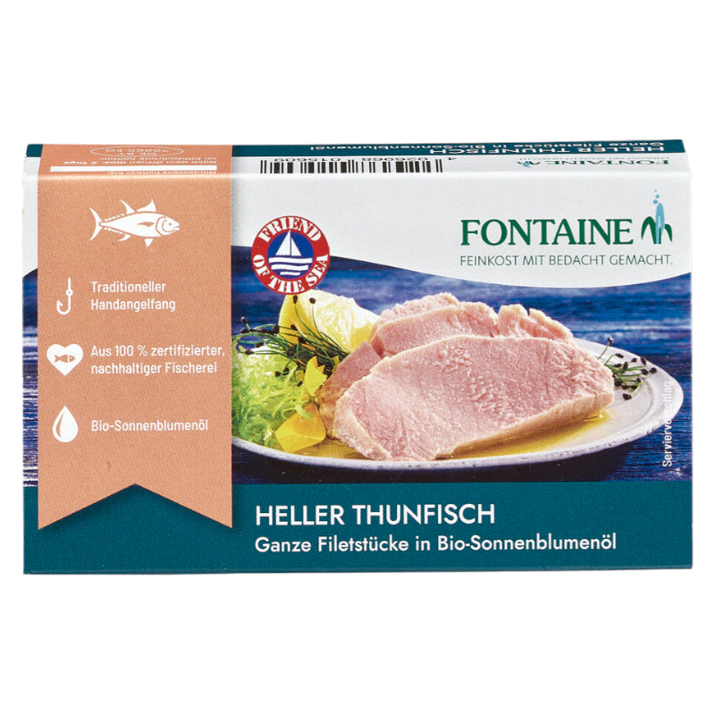 Fontaine - Weißer Thunfisch in Sonnenblumenöl 120g