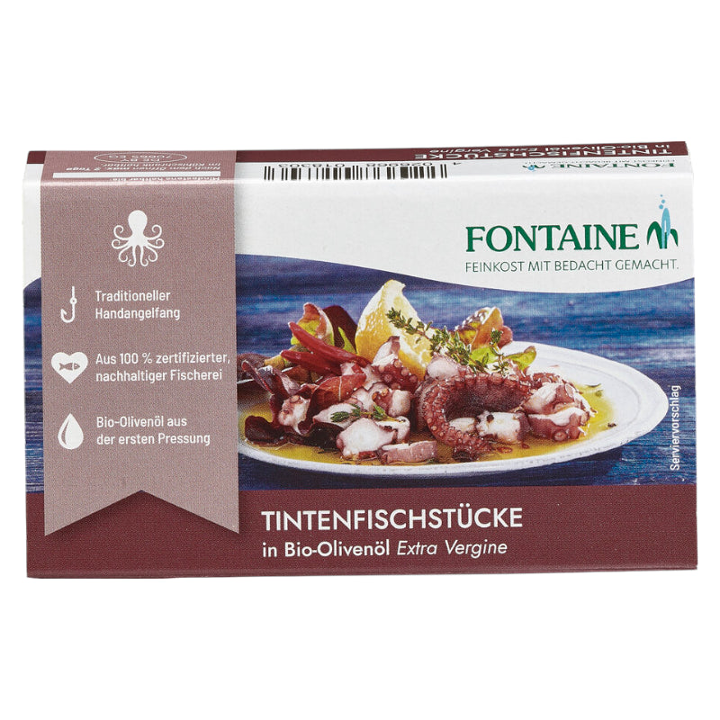 Fontaine - Gehackter Tintenfisch in Olivenöl 120g