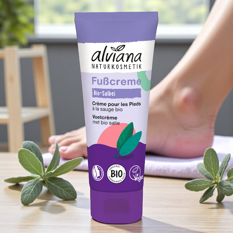 Alviana - Crème pour les pieds sauge BIO 75ml