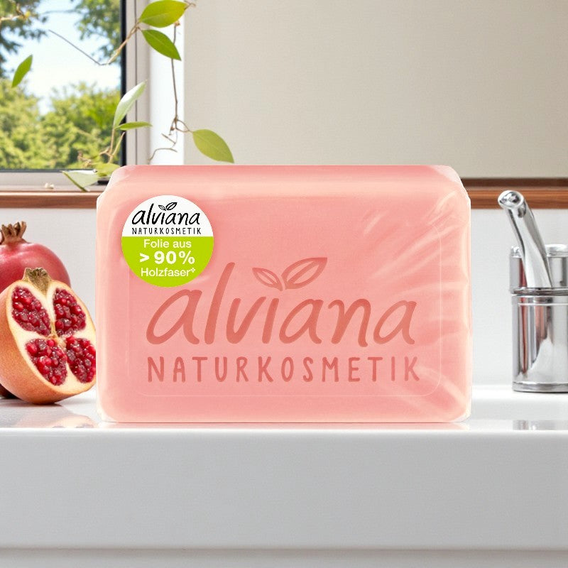 Alviana - Savon à l'huile végétale grenade 100g