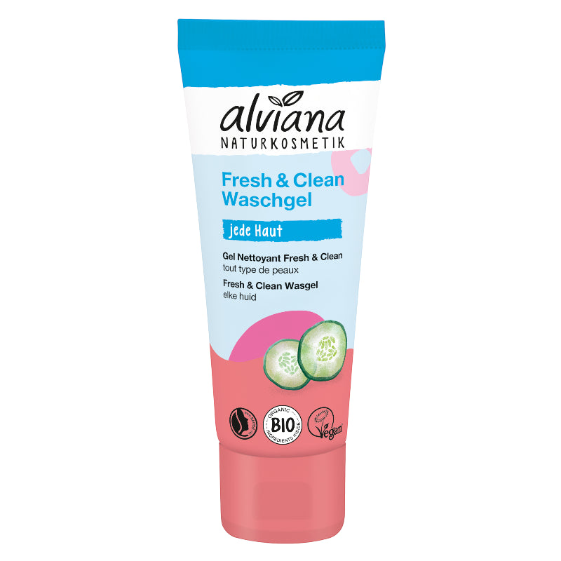 Alviana - Gel nettoyant fresh & clean concombre BIO 125ml