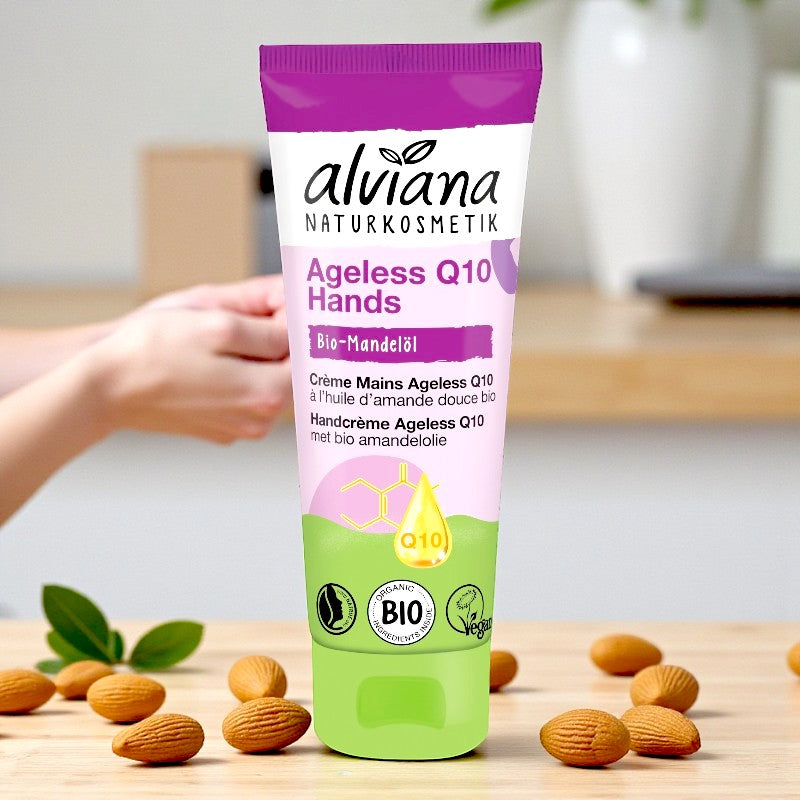 Alviana - Crème mains ageless Q10 amande douce BIO 75ml