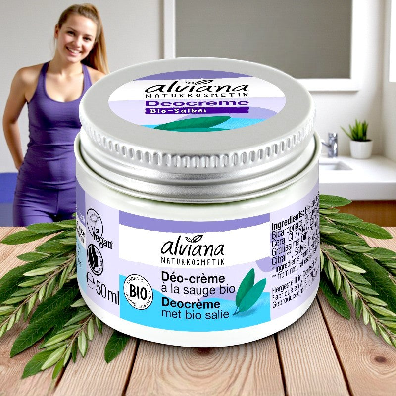Alviana - Déodorant crème sauge 50ml