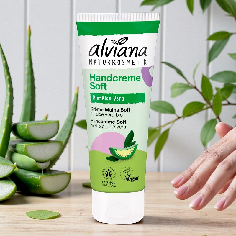 Alviana - Crème mains soft aloe vera 75ml