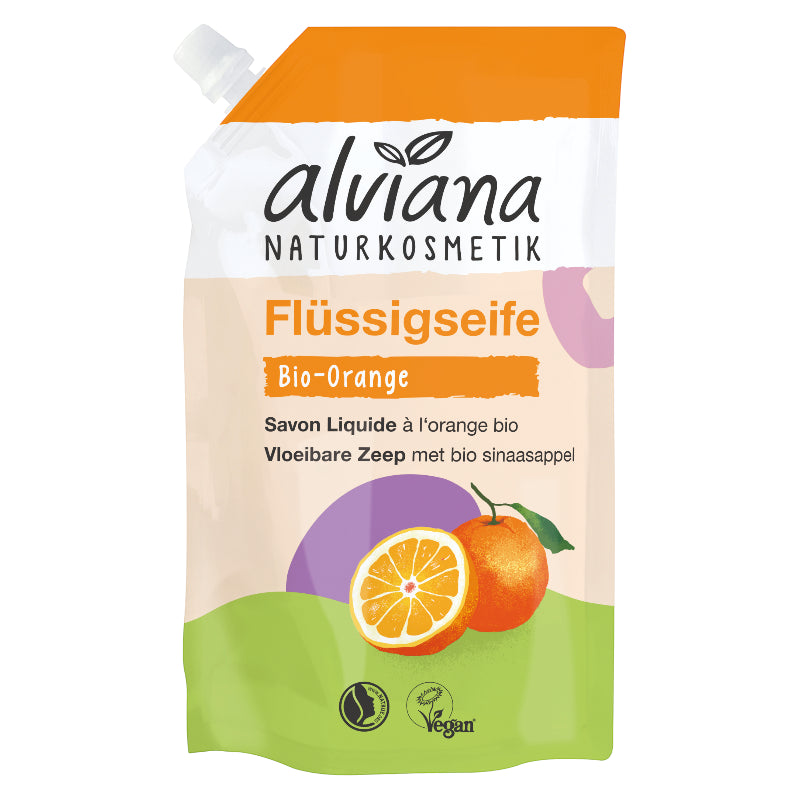 Alviana - Savon liquide orange 500ml