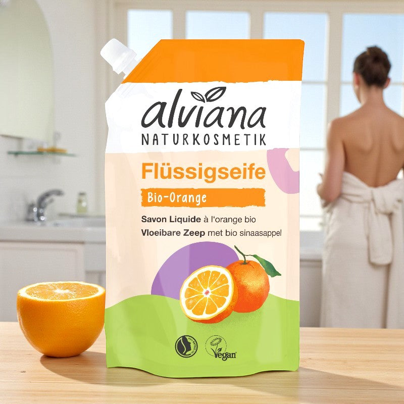 Alviana - Savon liquide orange 500ml