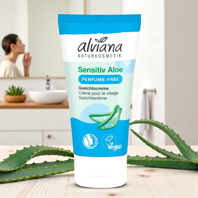 Alviana - Crème visage sensitive aloe vera 50ml