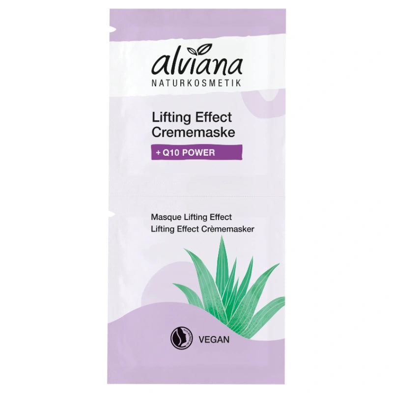 Alviana - Masque crème effet lifting Q10 & aloe vera BIO 15ml