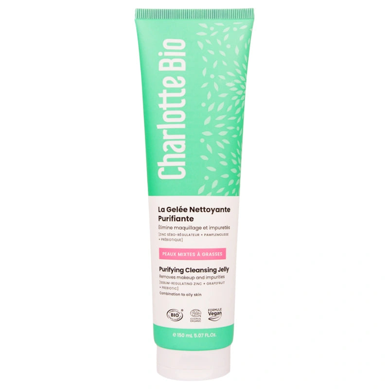Charlotte Bio - Gelée nettoyante purifiante zinc & pamplemousse