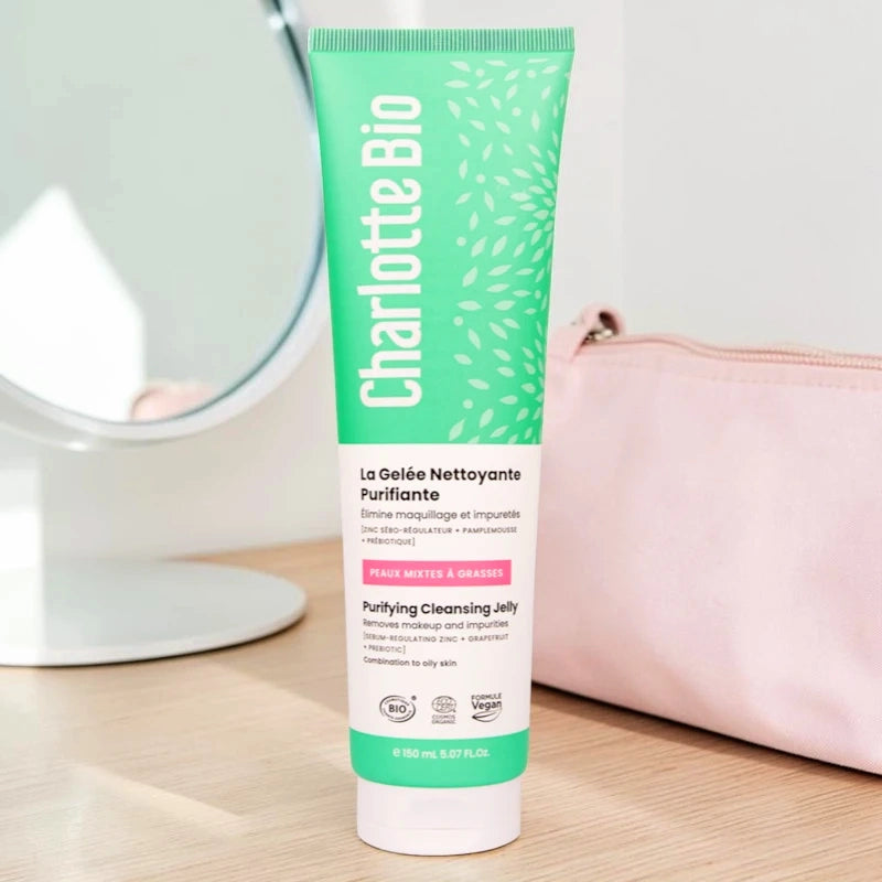 Charlotte Bio - Gelée nettoyante purifiante zinc & pamplemousse