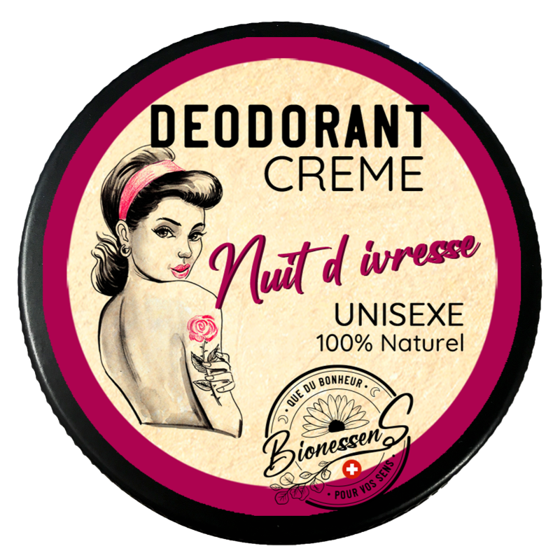Bionessens - Déodorant crème Nuit d'ivresse senteur citronnée 30g