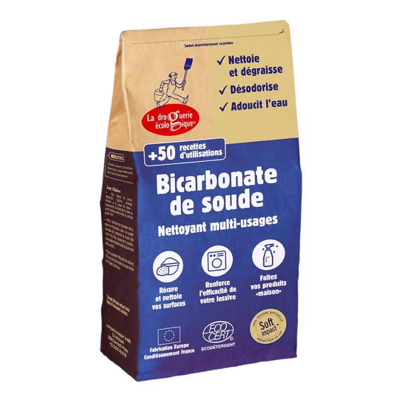 Bicarbonate de soude technique 500 g | La Droguerie Écologique