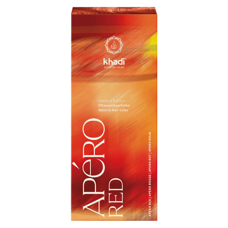 Khadi - Pflanzenhaarfarbe Apéro Red BIO 100g