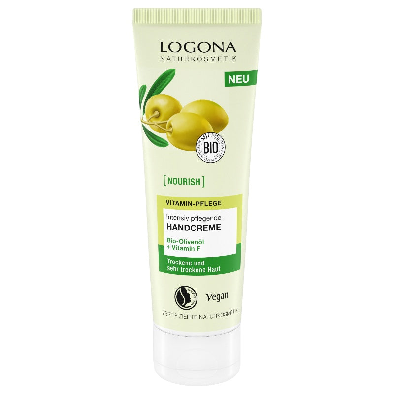 Intensiv pflegende Handcreme mit Olivenöl und Vitamin F BIO