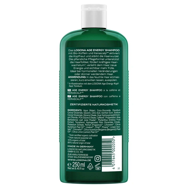 Stärkendes Shampoo Koffein BIO – 250ml