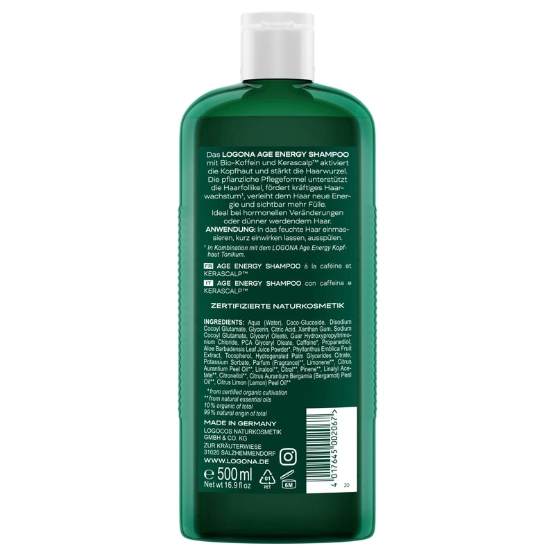 Stärkendes Shampoo Koffein BIO – 500ml