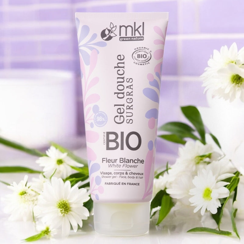 Duschgel weiße Blüten BIO
