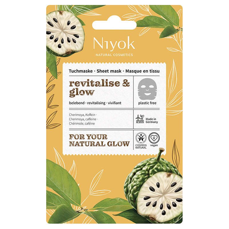 Belebende Tuchmaske Cherimoya & Koffein
