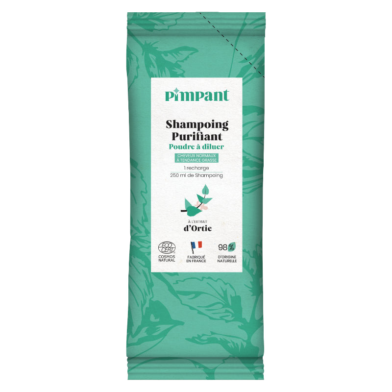 Klärendes Shampoo-Pulver zum Verdünnen Brennnessel