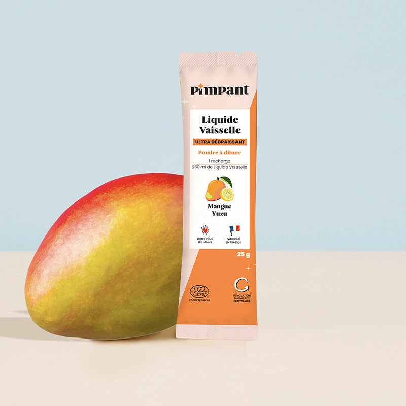 Geschirrspülmittel-Pulver zum Verdünnen Mango & Yuzu