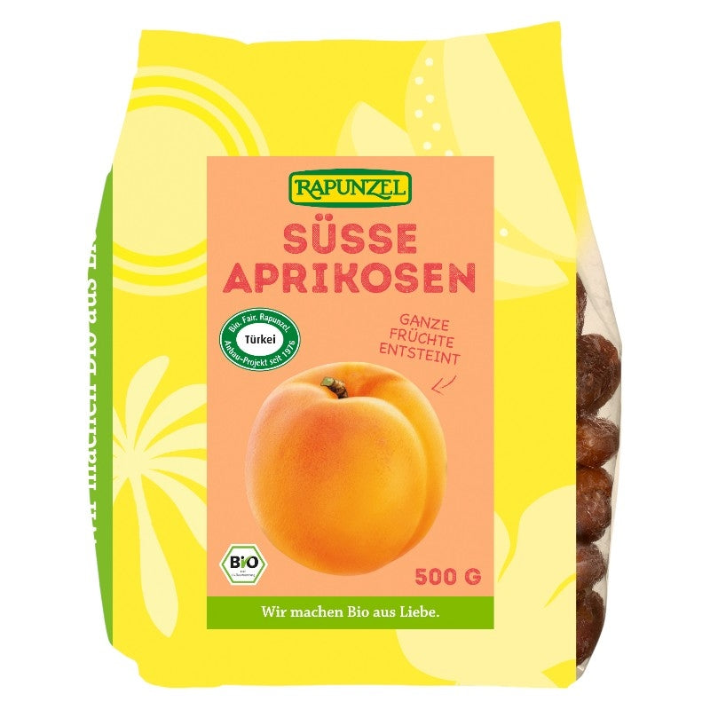 Bio-Aprikosen, ganz und entsteint, getrocknet - 500 g - Rapunzel