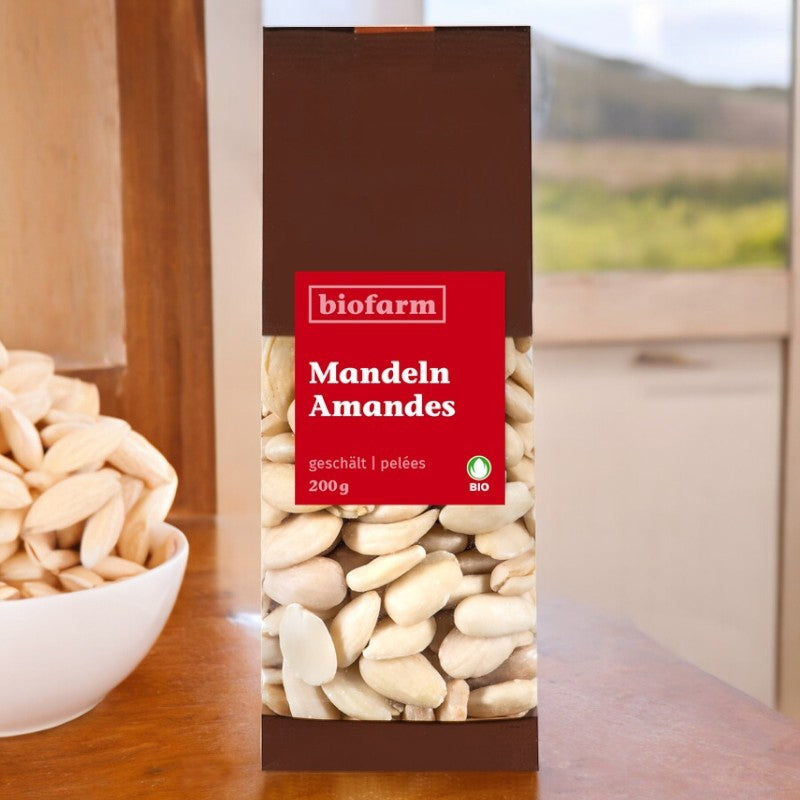 Biofarm - Bio-Mandeln, geschält 200g