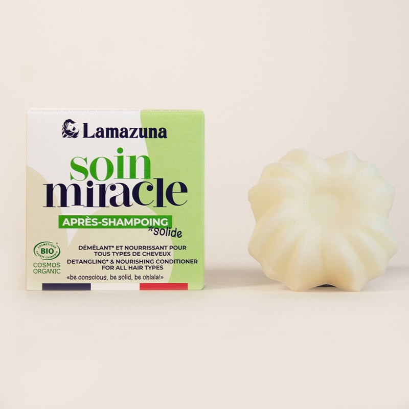 Après-shampooing solide démêlant & nourrissant BIO karité