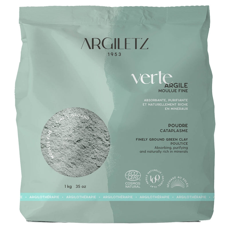 Argiletz - Argile verte moulue fine 1kg