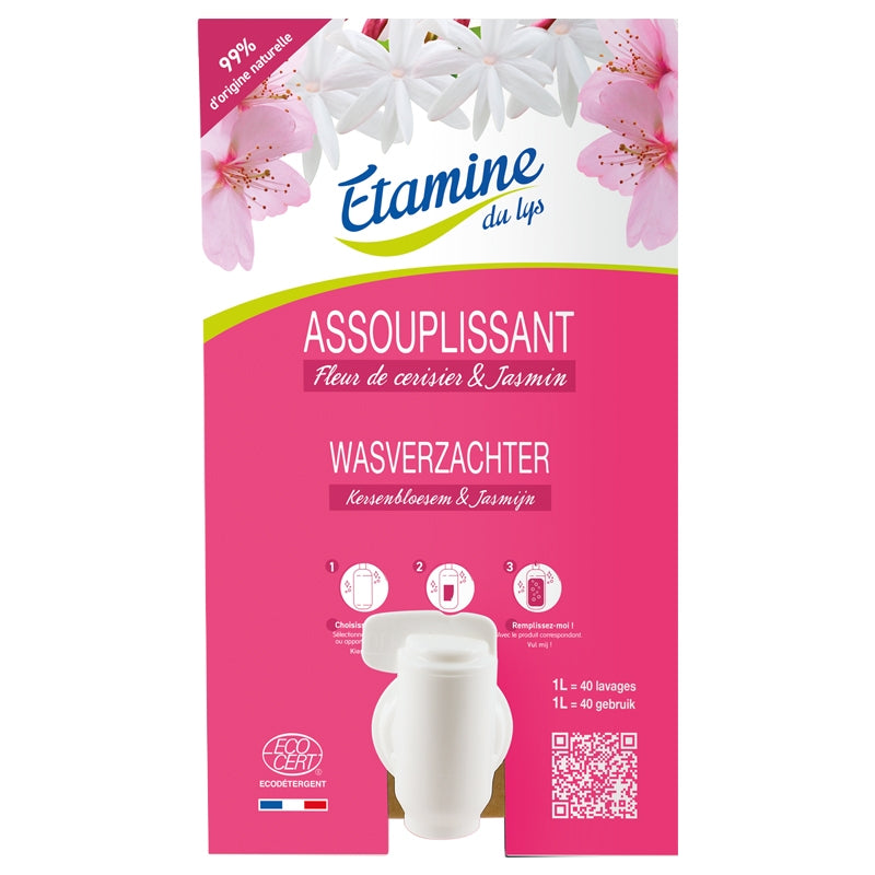Etamine du Lys - Assouplissant écologique fleur de cerisier & jasmin 10kg