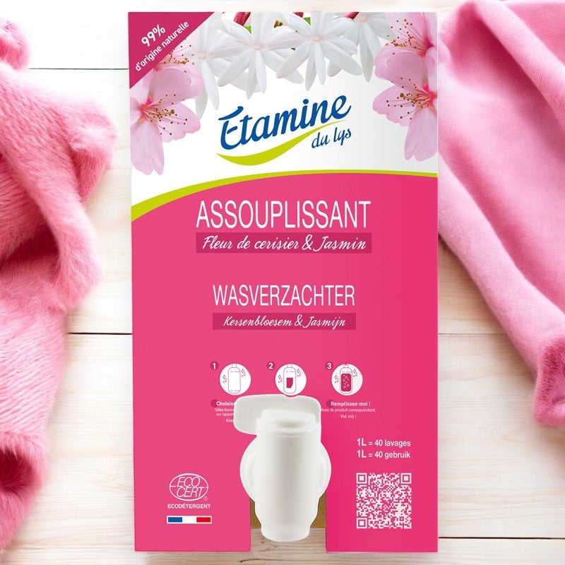 Etamine du Lys - Assouplissant écologique fleur de cerisier & jasmin 10kg
