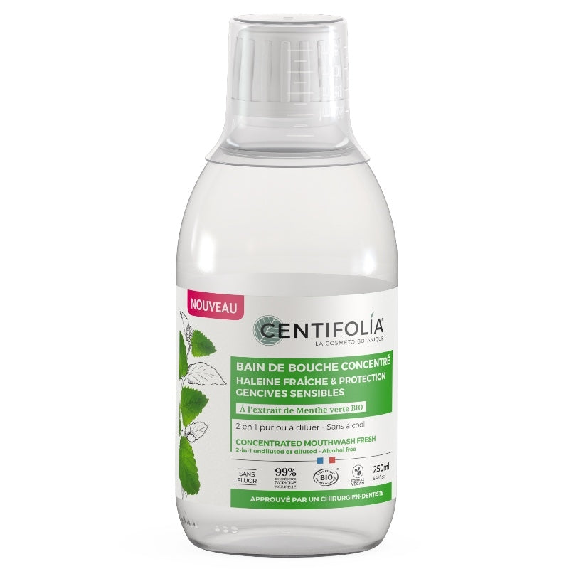 Centifolia - Bain de bouche concentré BIO menthe verte 250ml